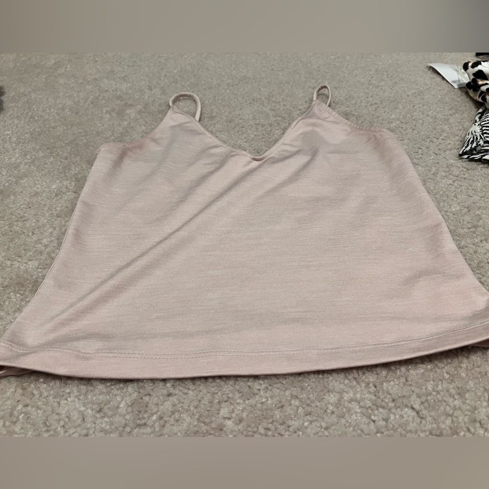 Pale pink crop top